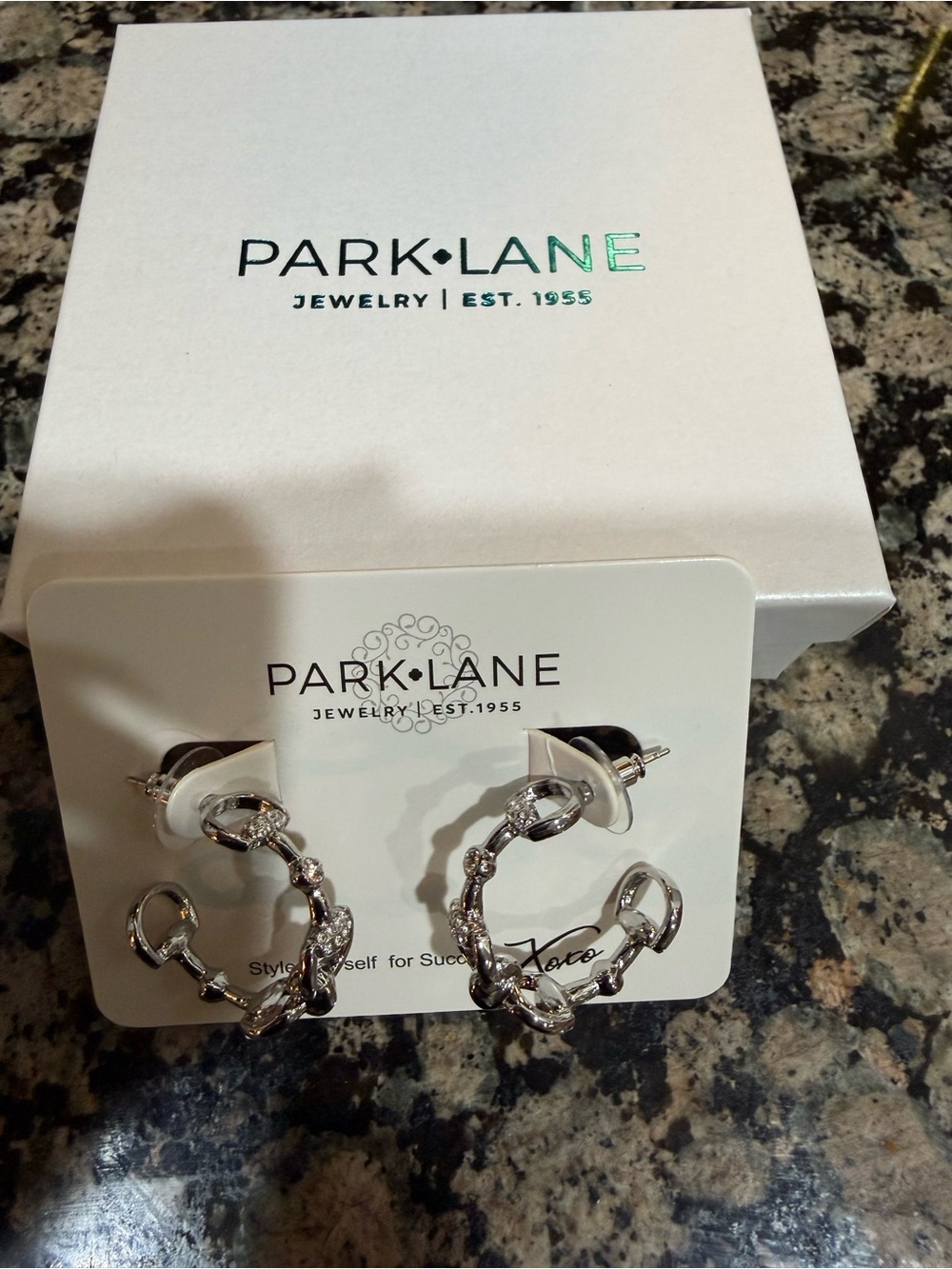 Park Lane Sparkle Box Earrings NIB